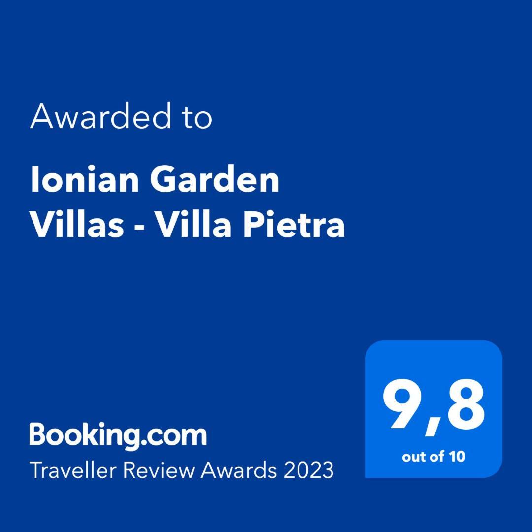 Ionian Garden Villas - Villa Pietra 贝尼蔡斯 外观 照片