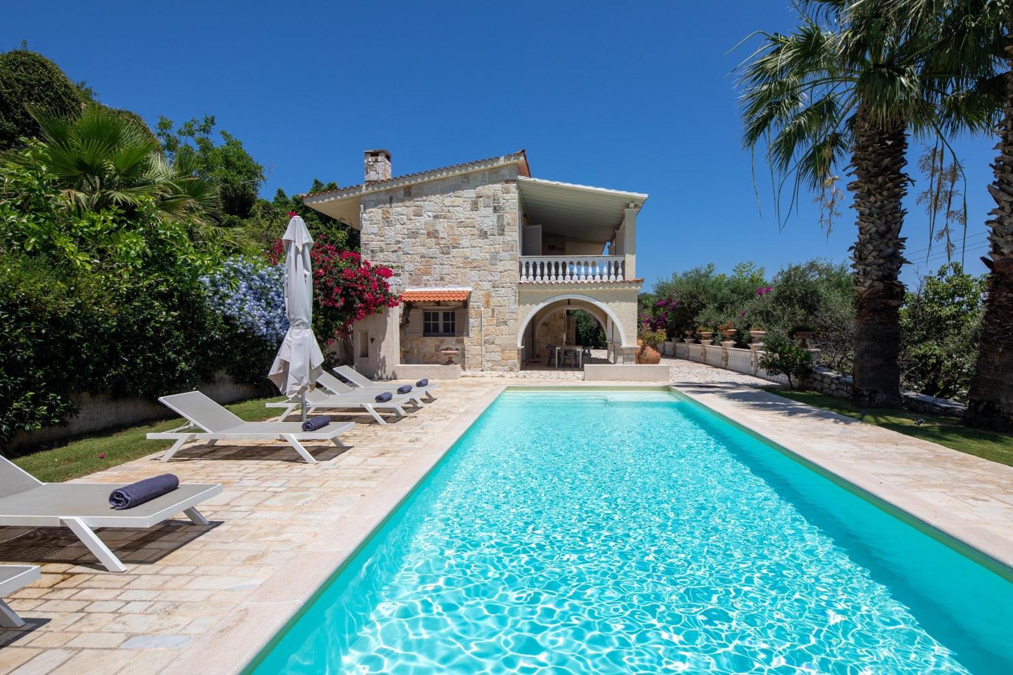 Ionian Garden Villas - Villa Pietra 贝尼蔡斯 外观 照片